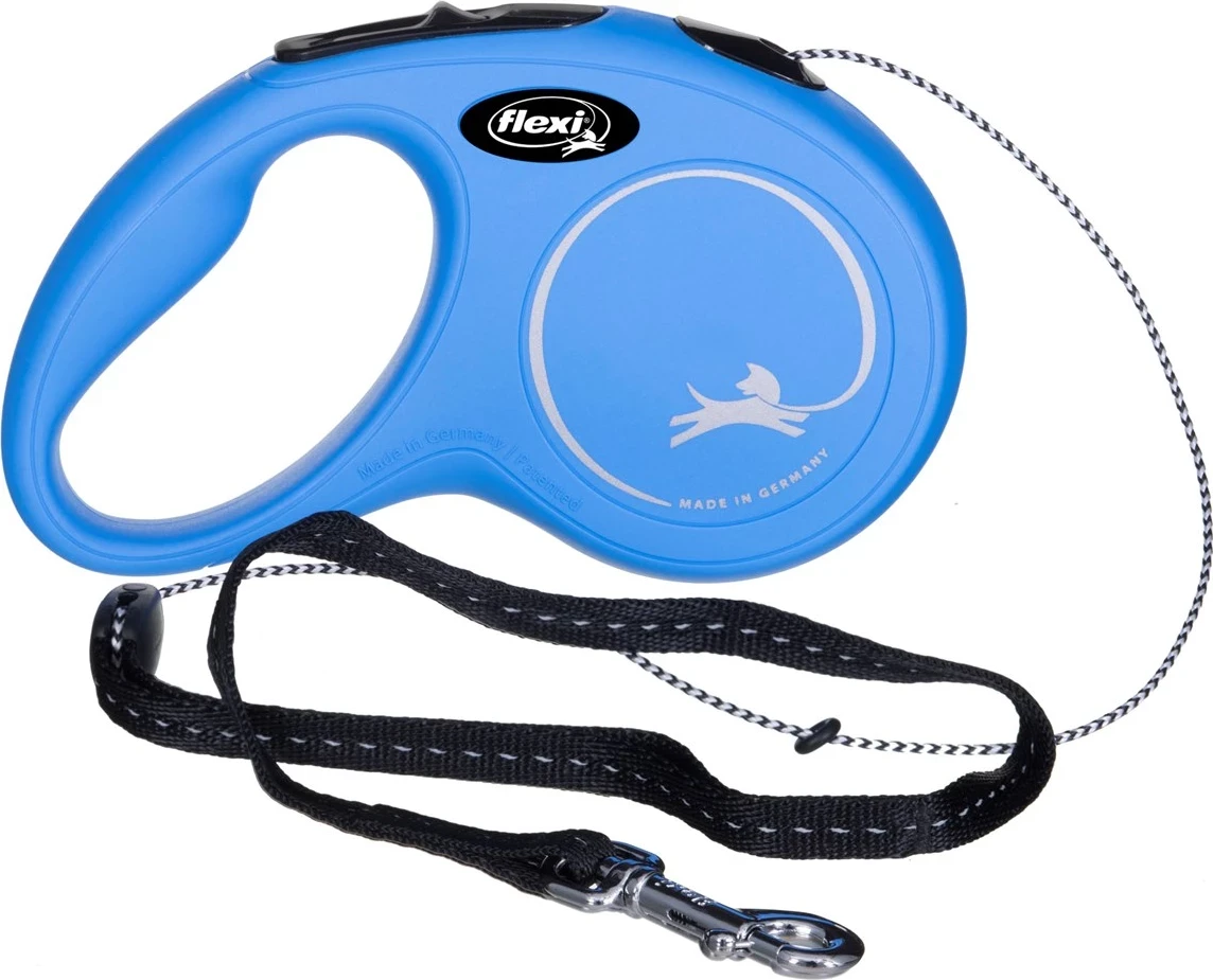 Raztegljiva povodec Flexi za psa, 5 m, modra