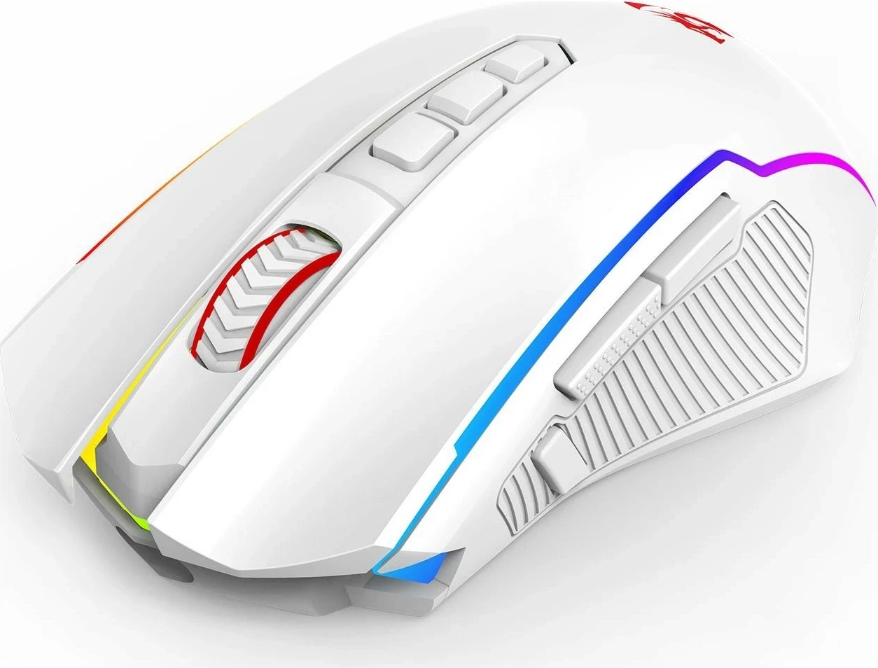 Brezžični miš z RGB Redragon M914W-RGB NIX, 5000 DPI, bela