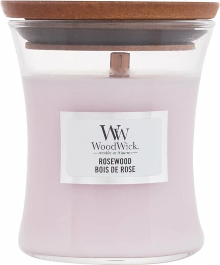 Aromatična sveča Rosewood WoodWick, 85 g