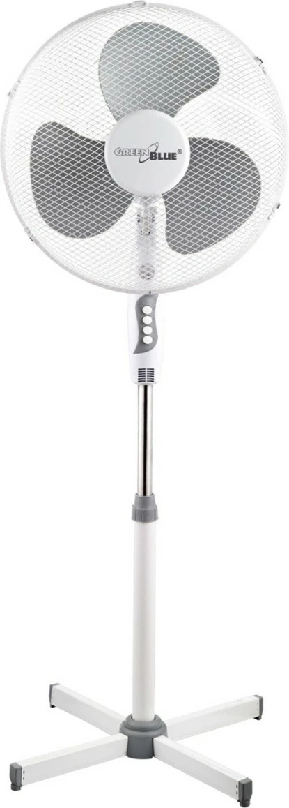 Stojni ventilator 40 cm, GreenBlue GB560, bel