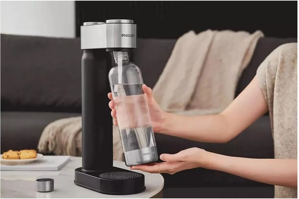 Aparat za gaziranje vode Philips ADD4902BK/10, črn Aparat za gaziranje vode Philips ADD4902BK/10, črn
