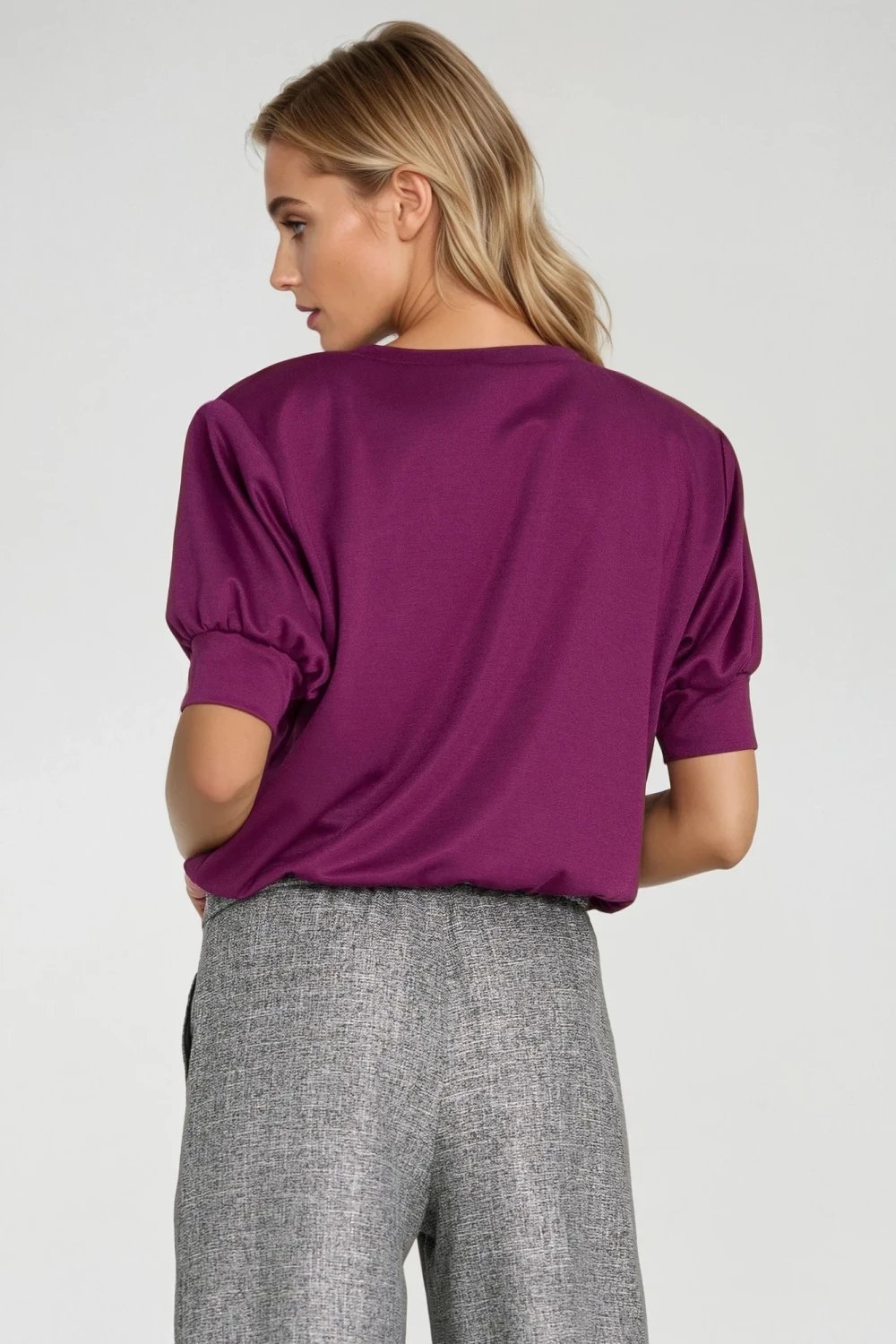 Oversized bluza za ženske Nife 217573, vijolična