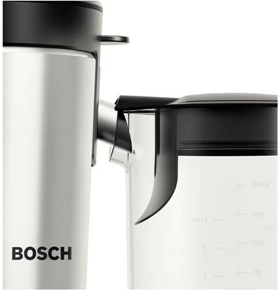 Sokovnik Bosch MES4000, 3 L, 1000 W, črn, siv, nerjaveče jeklo Sokovnik Bosch MES4000, 3 L, 1000 W, črn, siv, nerjaveče jeklo