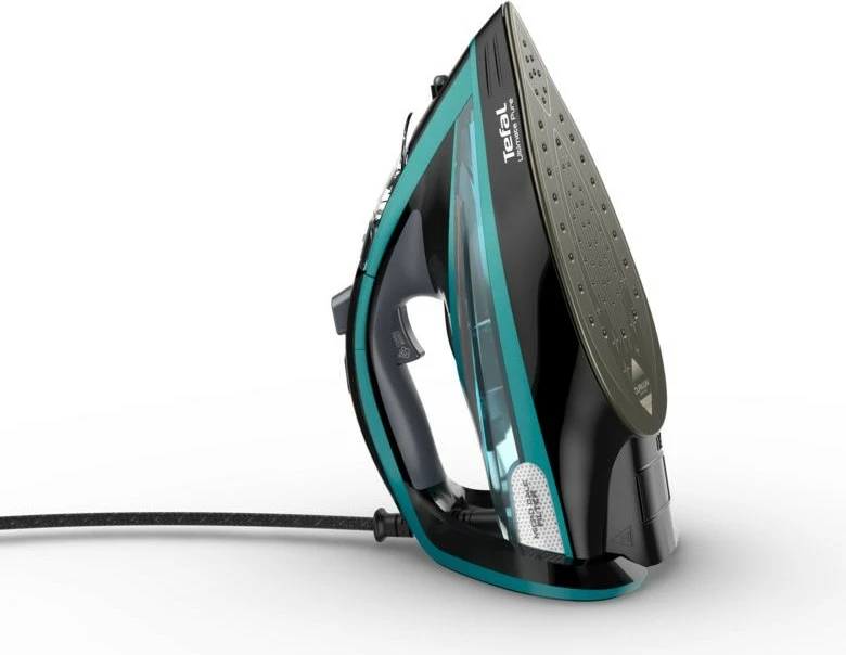 Parno likalnik Ultimate Pure Tefal FV9844, 3200 W, 0,35 L, črn/moder