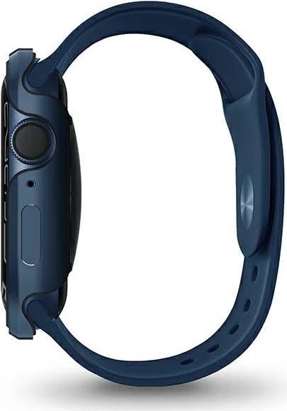 Zaščitni ovitek za Apple Watch 4/5/6/7/8/9/SE, 45/44 mm — UNIQ Valencia, moder