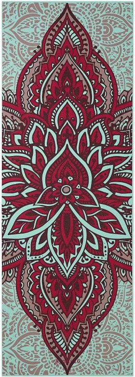 Joga tapis Gaiam Ara Rouge za ženske in moške, rdeč