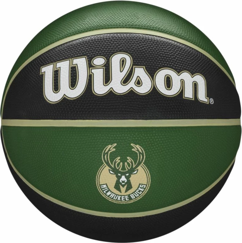 Basketball (zunanji/interni) Wilson NBA Team Milwaukee Bucks, za moške in ženske