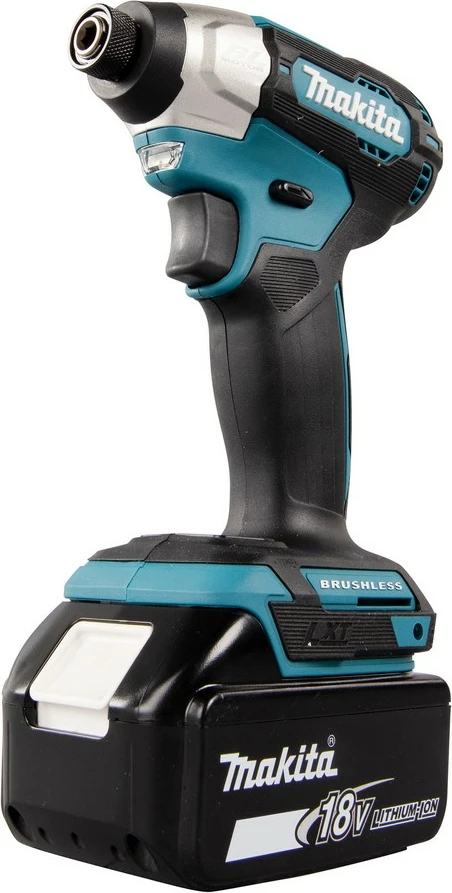 Vrtalni udarni ključ, Makita DTD157Z, brezkrtačen, 18 V, 1/4", 3000 RPM, črno/zelena