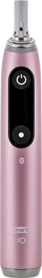 Električna zobna ščetka iO Series 9 Duo Pack, Braun Oral-B, z vgrajeno baterijo, črna in rožnata, set 2 kosa