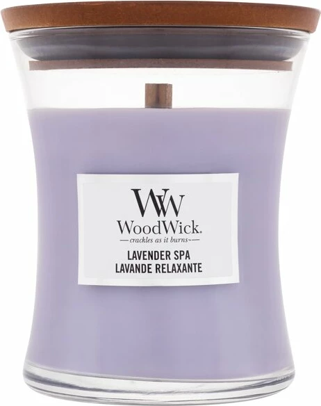 Scented Candle WoodWick Lavender Spa, 275g