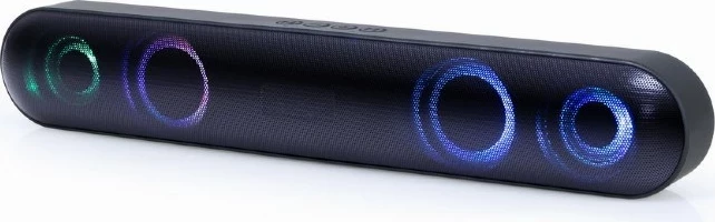 Soundbar Gembird SPKBT-BAR400L, 2.0 kanala, 10 W, črn