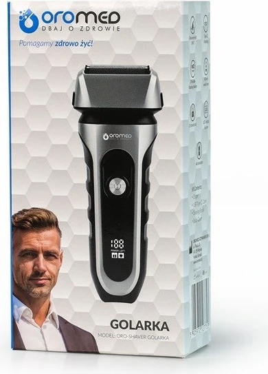 Brivnik Oro-Shaver Oromed, LED, 600 mAh, črno/srebrn