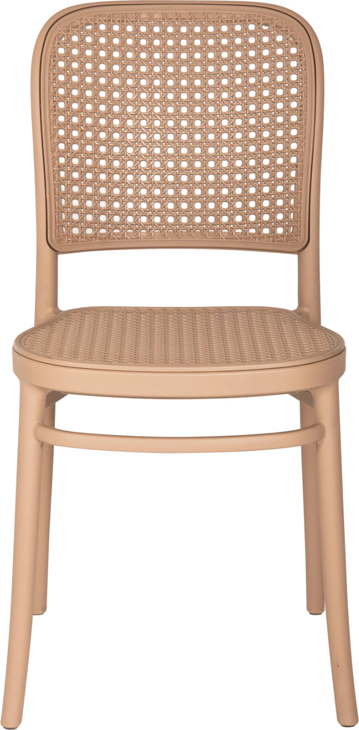 Stol iz polipropilena FLOW FH5937.03 kapučino sedež in naslonjalo 41x53x85,5Hcm