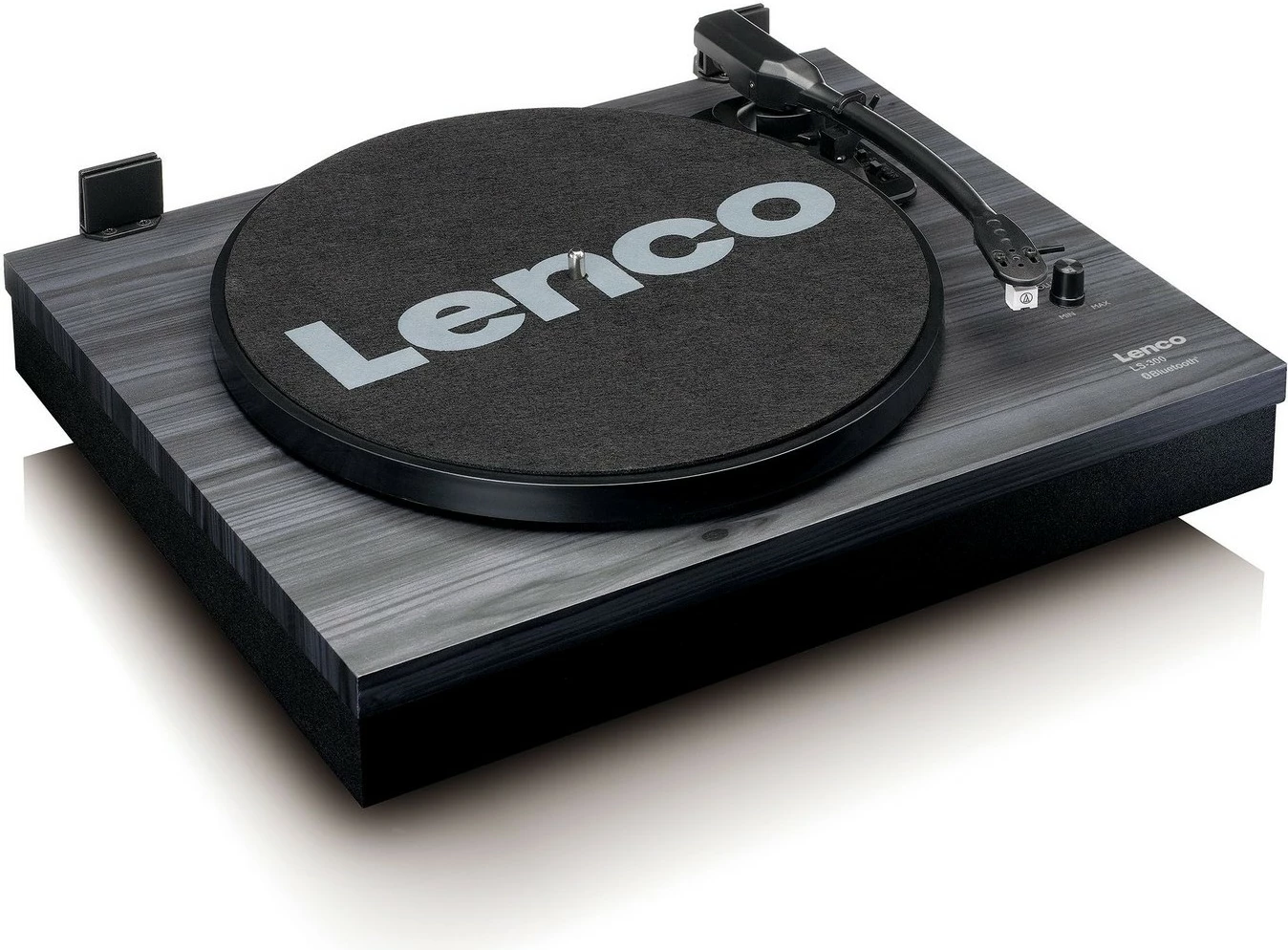 Gramofon Lenco LS-300, Bluetooth, 2 zvočnika, les, črn Gramofon Lenco LS-300, Bluetooth, 2 zvočnika, les, črn