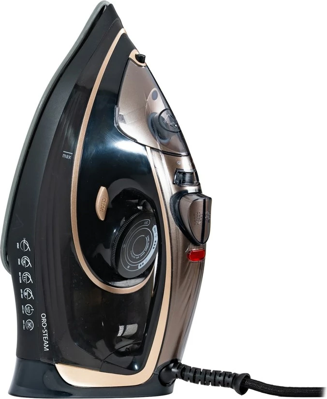 Parni likalnik 3200 W, Durilium AirGlide Autoclean, OroMed ORO-STEAM, zlata