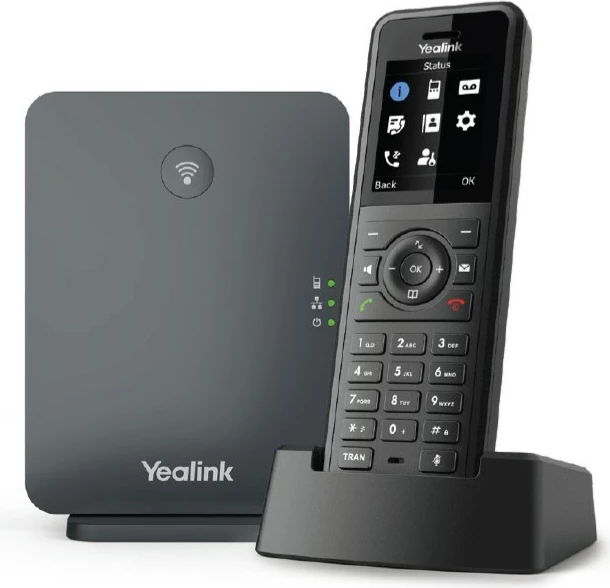 Brezžični IP telefon Yealink W77P, črn, IP54