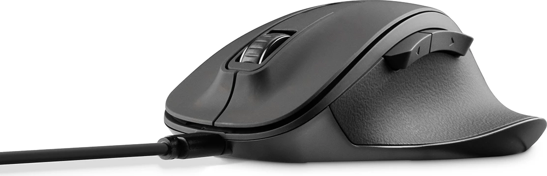 Brezžična miška Hama MW-500 V2, vgrajena polnilna baterija, 800/1200/1600 DPI, 2,4 GHz USB-A, za desničarje, črn