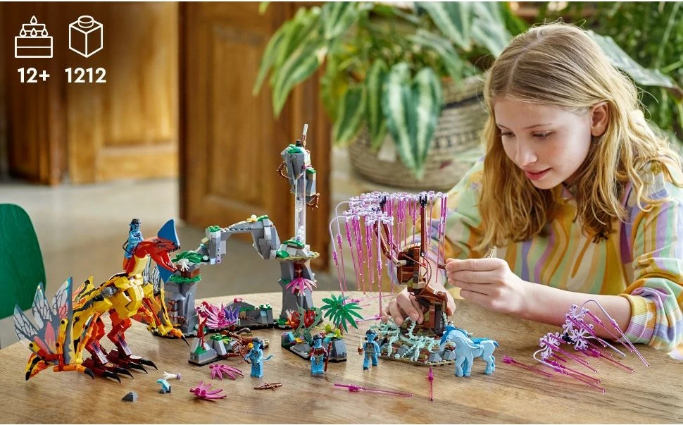 Set za gradnjo Avatar Toruk Makto in Drevo duš, LEGO, 1212 kosov, plastika, večbarven