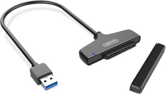 Adapter USB 3.0 na SATA III za HDD/SSD 2,5", Unitek Y-1096, črn
