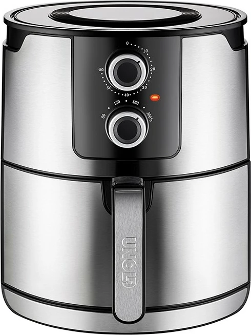 Friteza na vroči zrak, UNOLD 58655, 5 L, 1 kg, 80–200 °C, črna