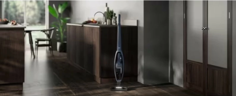 Brezžični sesalnik, AEG AS 52CB18DB, 0,3 L, 45 min, denim modra