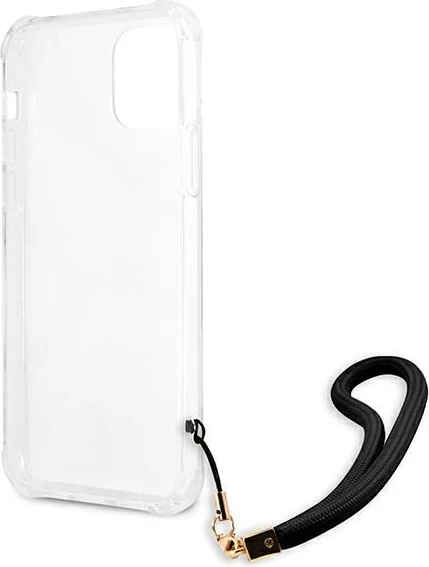 Ovitek za telefon Camouflage, trd, črn, Guess GUHCP12MKSARBK za iPhone 12/12 Pro