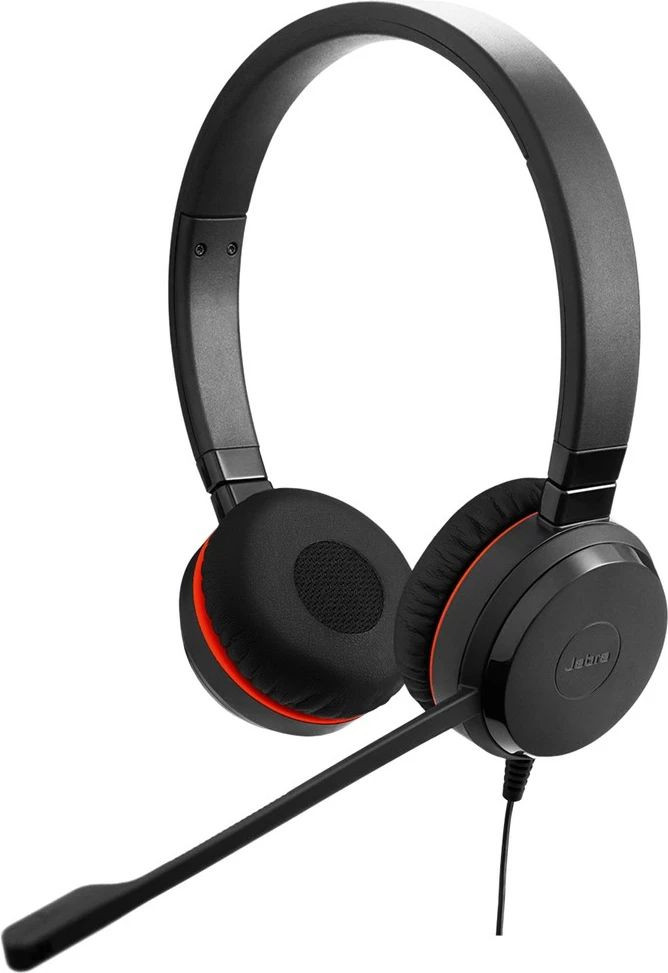 Slušalke Jabra Evolve 20SE MS Stereo, s kablom, črne