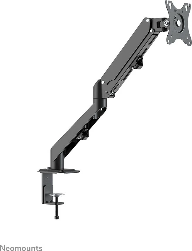 Nastavljiv kroglični nosilec za monitor z gasnim vzmetjo Neomounts DS70-700BL1, 17–27 inčev, s sponko, črn Nastavljiv kroglični nosilec za monitor z gasnim vzmetjo Neomounts DS70-700BL1, 17–27 inčev, s sponko, črn
