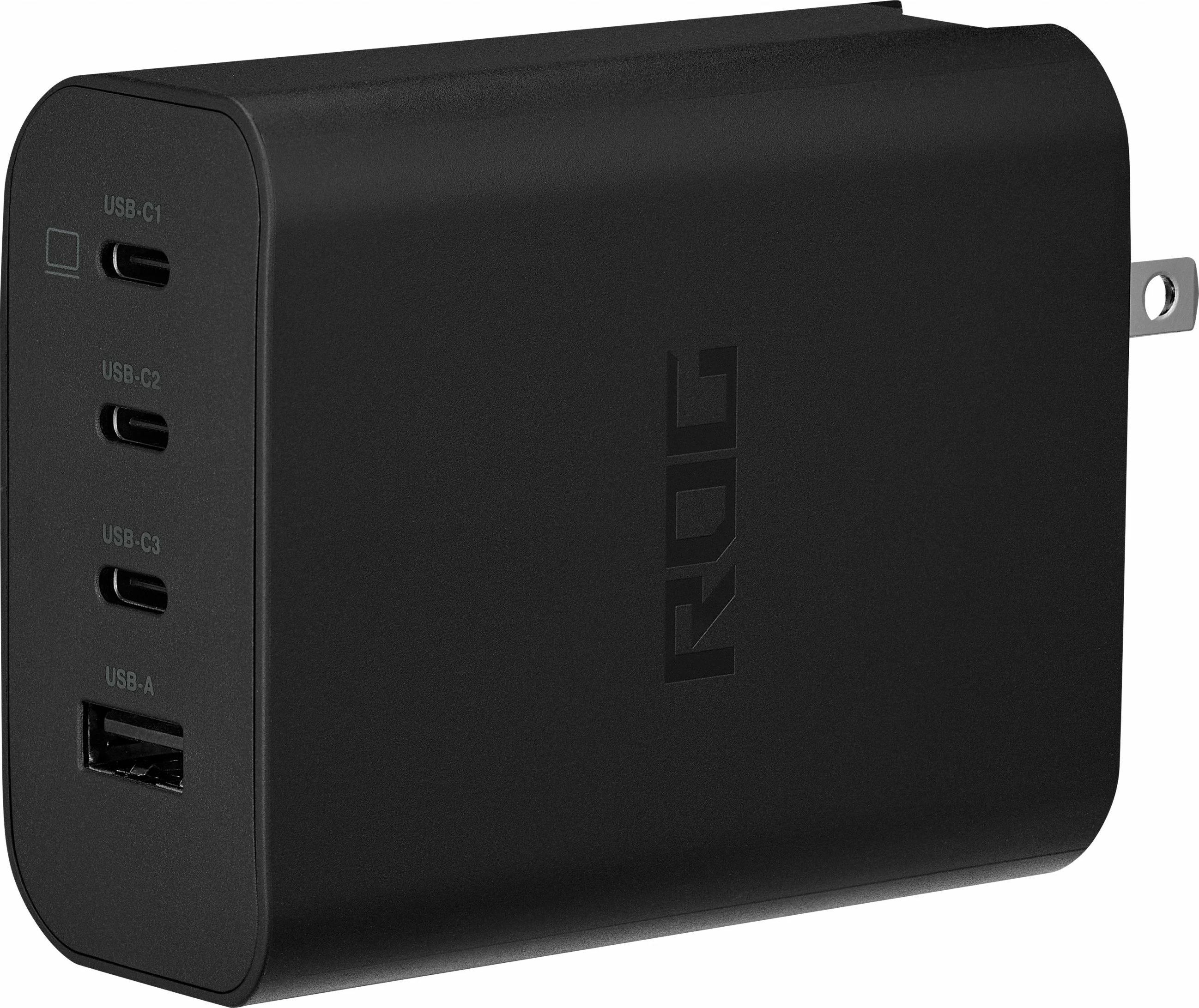 Univerzalni polnilec 140W USB-C GaN, 4 vrata, ASUS ROG, črn