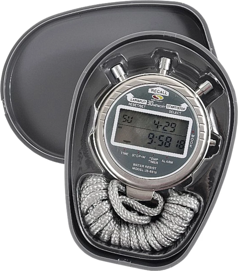 Športna štoparica SMJ JS-6618, moška, kovinska