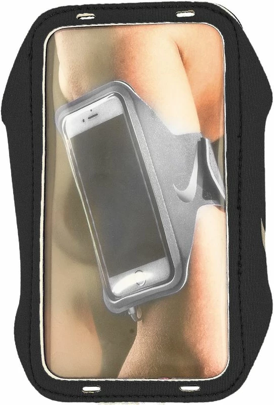 Tekmovalni trak za roko Nike, črn