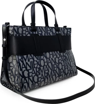 Torba za čez ramo Armani Exchange, črna