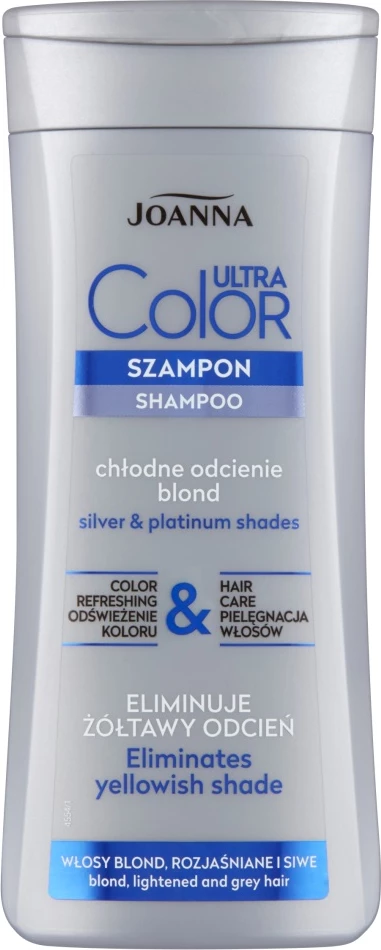 Šampon za blond, svetle in sede lase Joanna Ultra Color System Platinum, 200 ml