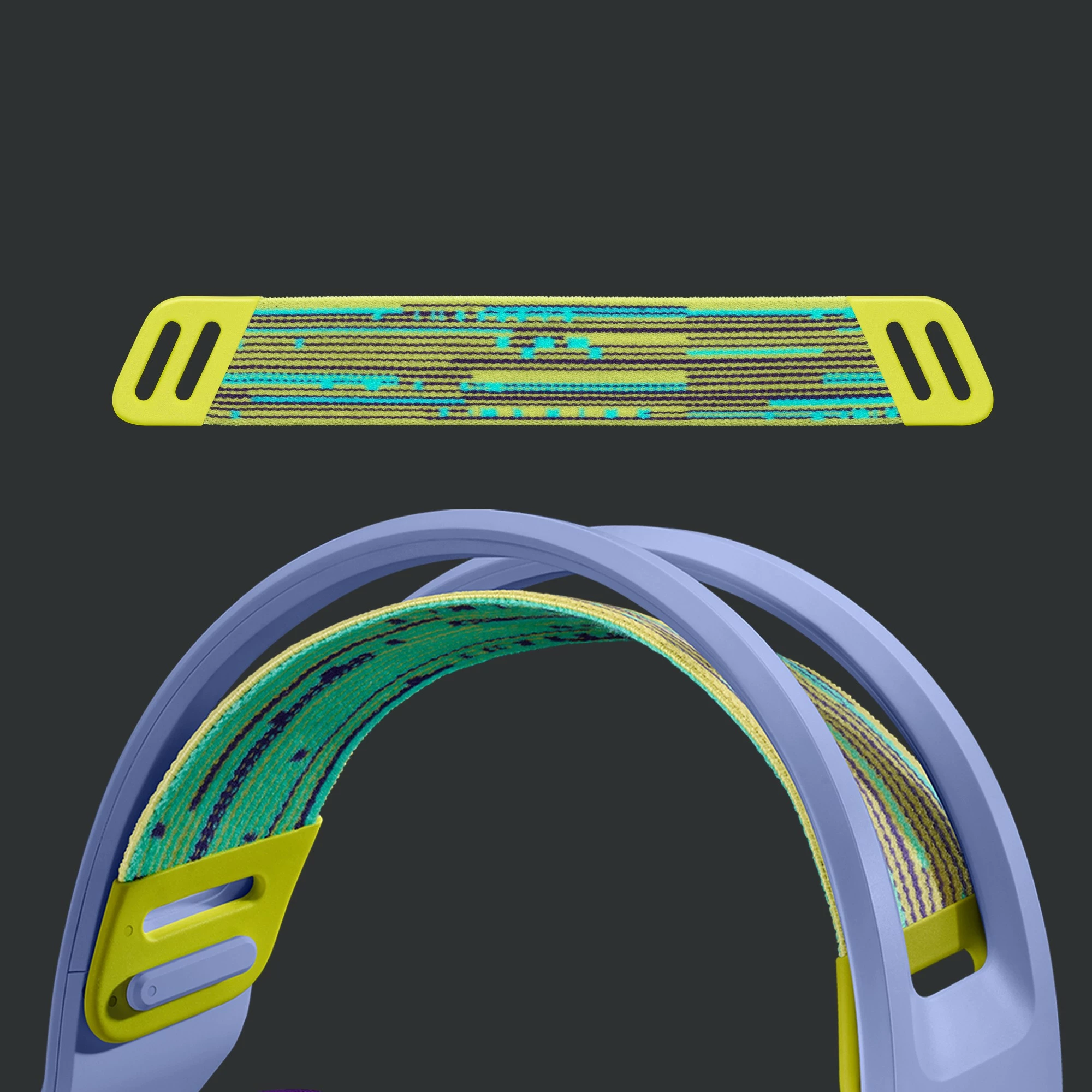 Gaming slušalke Logitech G G733, brezžične, RGB, vijolične