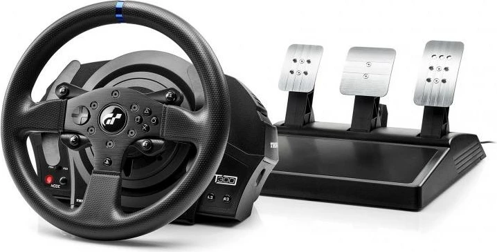 Dirkalni volan Thrustmaster T300 RS GT, PC, PlayStation 4, PlayStation 3, črn