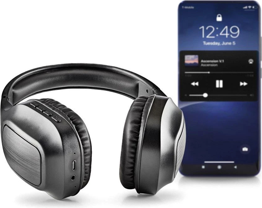 Brezžične Bluetooth slušalke Artica Wrath NGS, črne