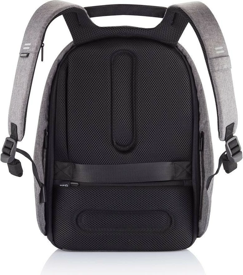 Protimafijska nahrbtnik XD DESIGN BOBBY HERO XL, 20 L, za prenosnik 17", siva