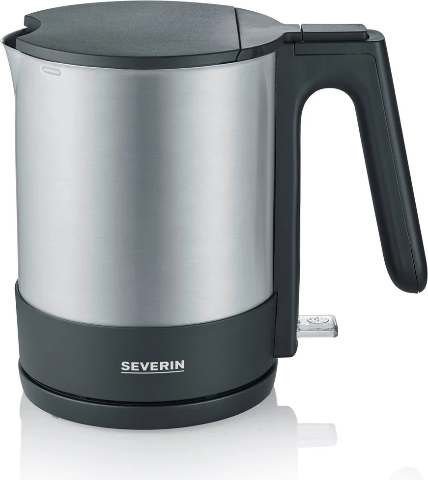 Električni grelnik vode 1,7 L Severin WK 3409, 2200 W, črn/nerjaveče jeklo Električni grelnik vode 1,7 L Severin WK 3409, 2200 W, črn/nerjaveče jeklo