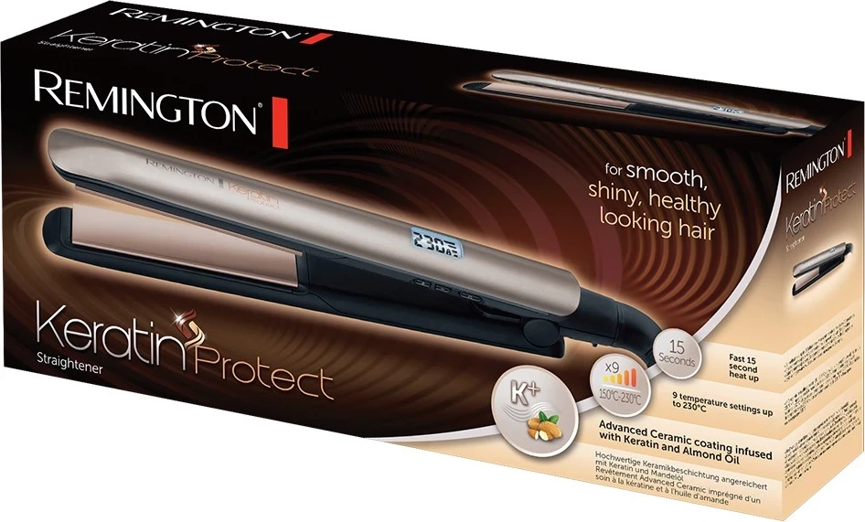 Ravnalnik za lase Remington S8540 Keratin Protect, 50 W, 1,8 m