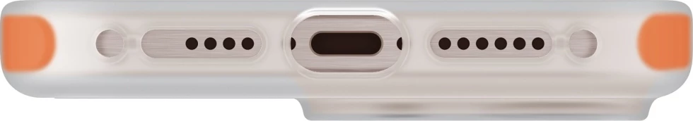Zaščitni ovitek Combat Active Magclick Charging UNIQ za iPhone 16 Pro, oranžen