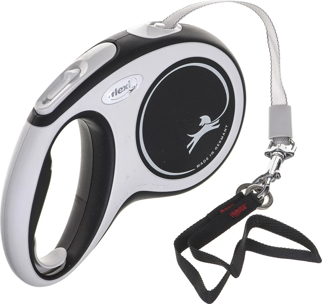 Nadzorovana vrv za psa Flexi New Comfort, 5 m, črna