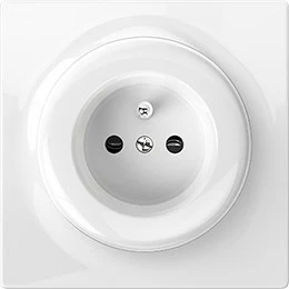 Vtičnica FIBARO Walli N, tip E, bela