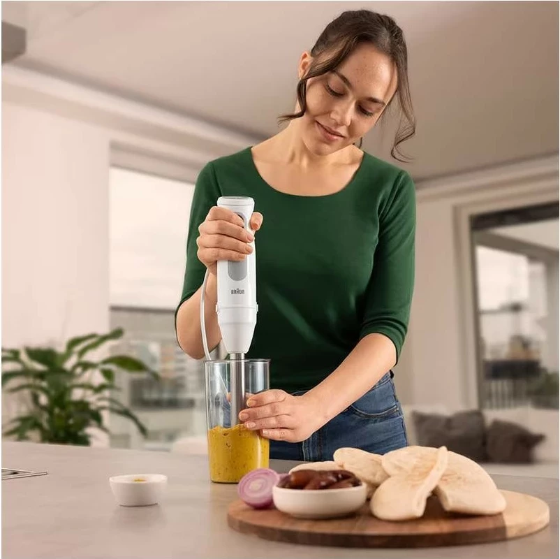 Ročni blender, 1000 W, 21 hitrosti, bel — Braun MultiQuick 5 MQ 50001M