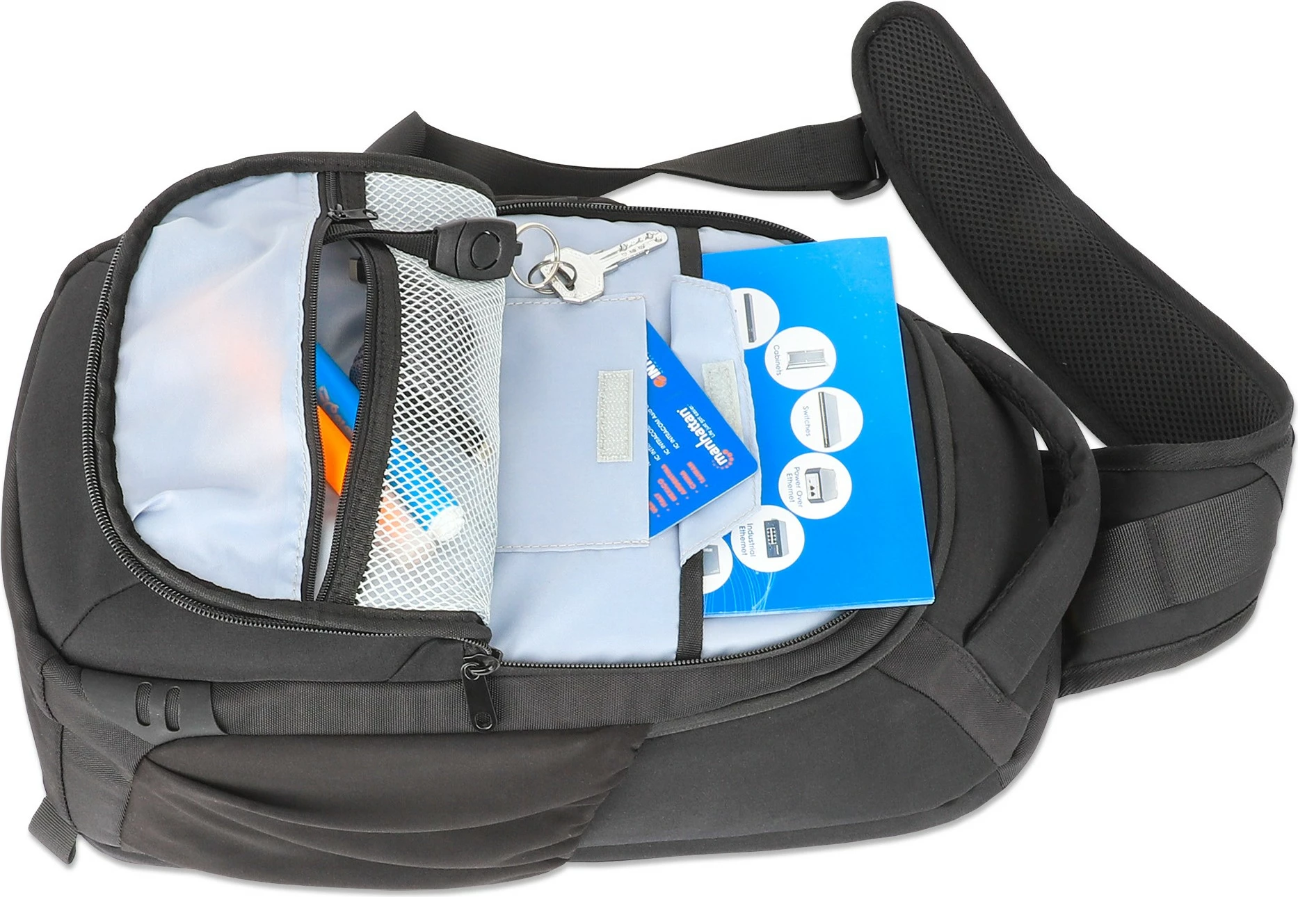 Nahrbtnik MANHATTAN Amsterdam za prenosnik 13,3", črn