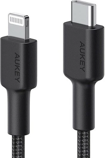 Kabel Lightning na USB Type-C, 2 m, črn, AUKEY CB-CL03