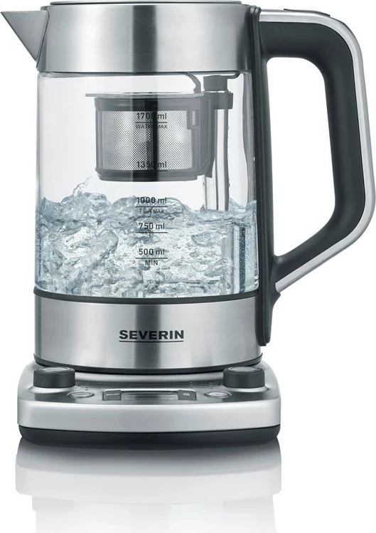 Električni grelnik vode Severin WK 3422, 1,7 L, 3000 W, inox Električni grelnik vode Severin WK 3422, 1,7 L, 3000 W, inox