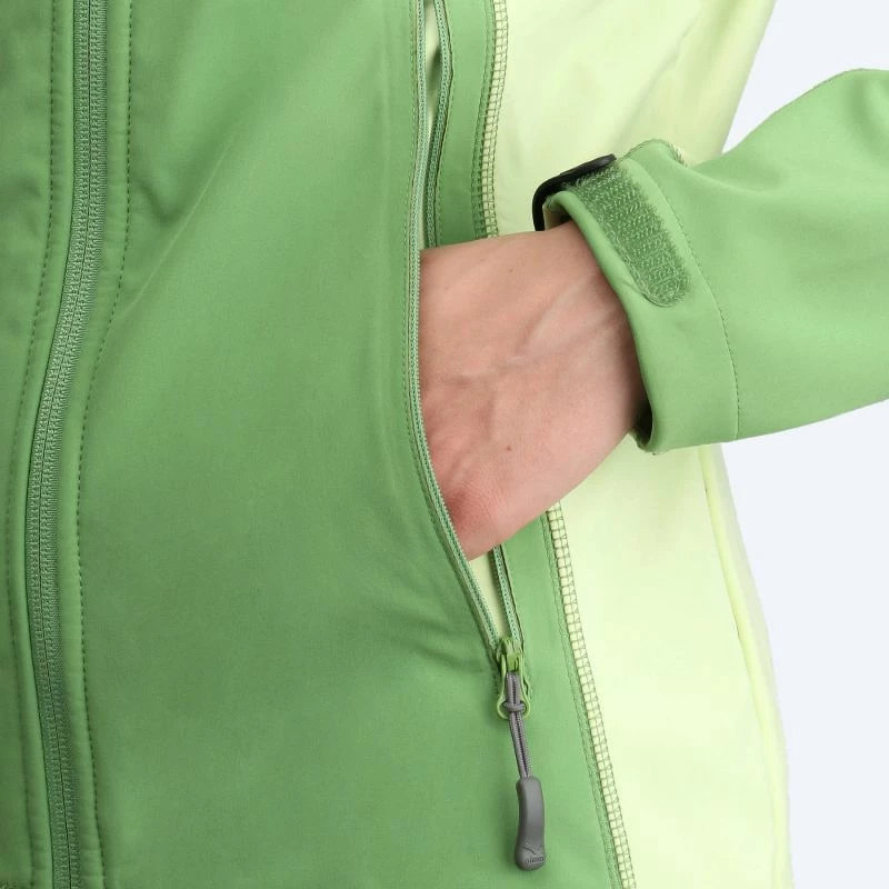 Mehka jakna za ženske Salewa, zelena