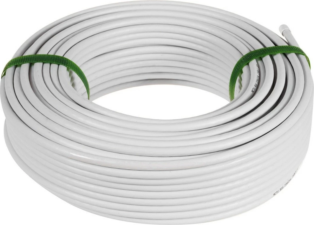 Koaksialni kabel RG6, 50 m, bel, Maclean MCTV-471