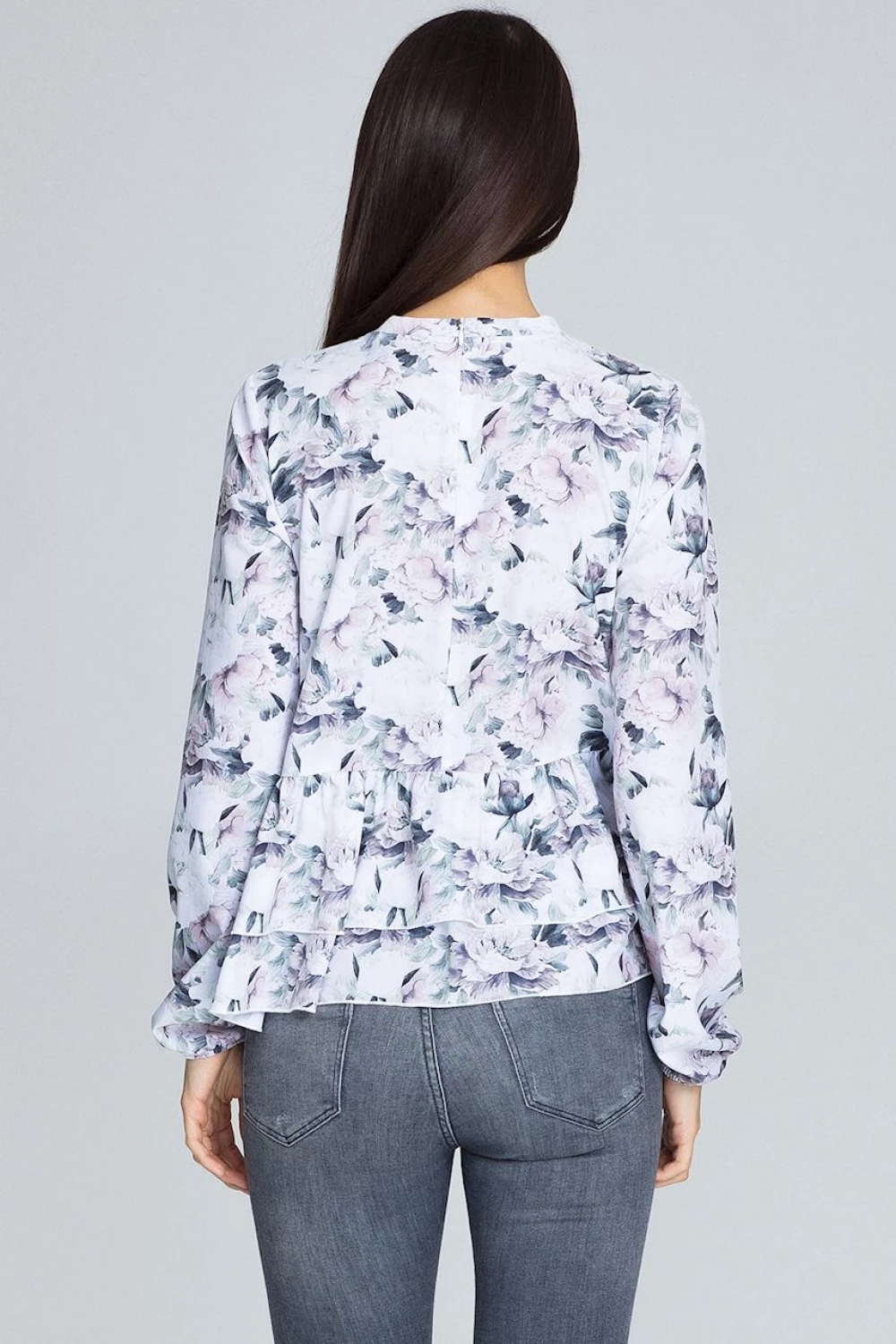 Ohlapna bluza Figl model 116246, večbarvna