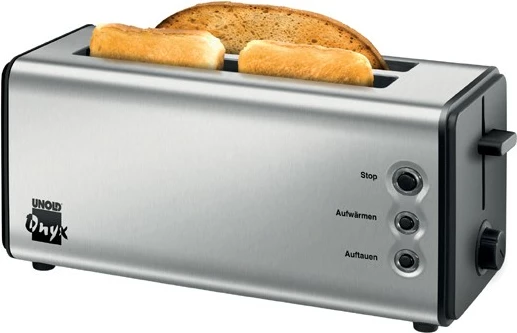 Toaster Onyx Duplex 4 rezine, 1400 W, inox/črn - UNOLD